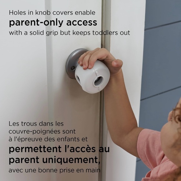 Safety1st Child-Proof Doorknob Covers, 12 Included, Perfect Condition!  😃 - Picture 4 of 16